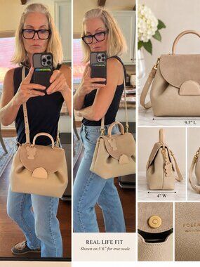 Structured Leather handbag